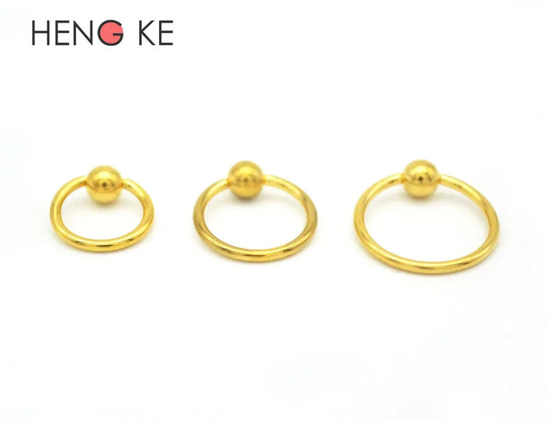 Кольцо шарик для пирсинга из хирургической стали 16/8/10/12 мм|body piercing jewelry|piercing