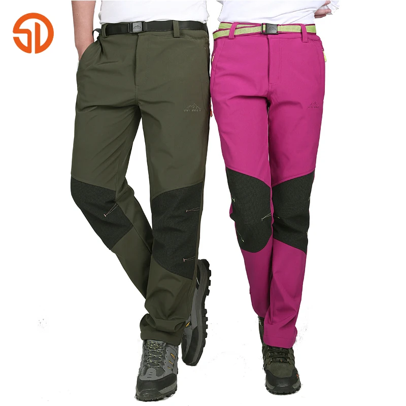 Outdoor fleece pants women men Winter hiking lovers Waterproof thick thermal trousers Hunting camping sport salewa helikon | Всё для