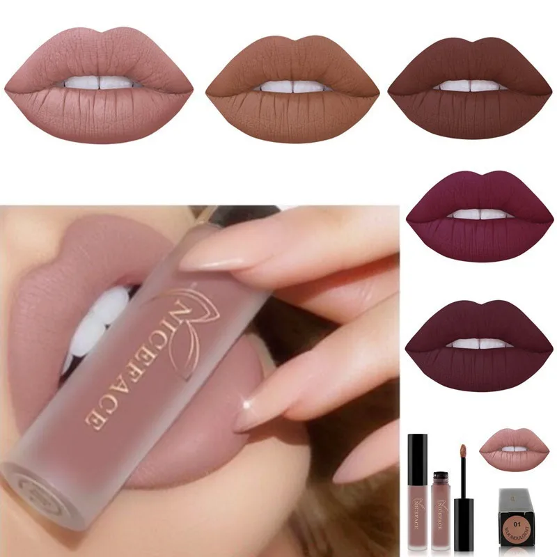 25 цветный матовый блеск для губ водонепроницаемая жидкая губная помада стойкая