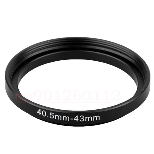 

2pcs 40.5mm-43mm 40.5-43 mm 40.5 to 43 Step Up Ring Lens Filter Adapter ring