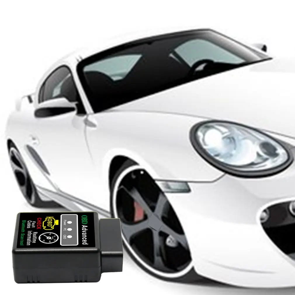 Small Size V1.5 Bluetooth Car Diagnostic Tool OBD2 ELM327 HH OBD Auto Automotive Scanner Correction | Инструменты