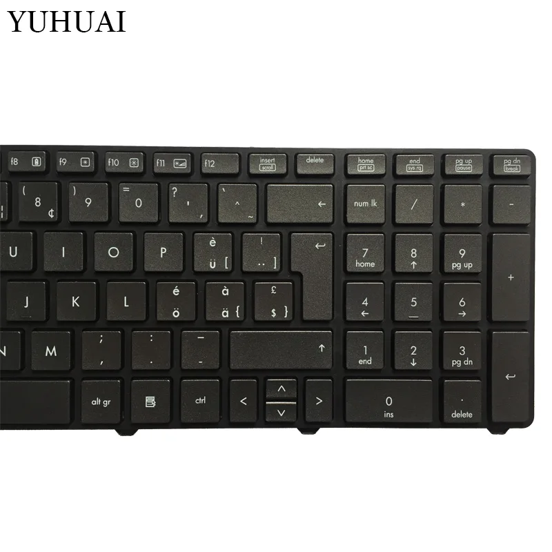 Новая швейцарская Клавиатура для ноутбука HP EliteBook 8760 Вт 8770 638514-BG1 652553-BG1 6037B0055416 |