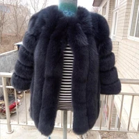 2021new arrival 60 pure handmade knitted ostrich feather fur coat women factory fur jacket sr142