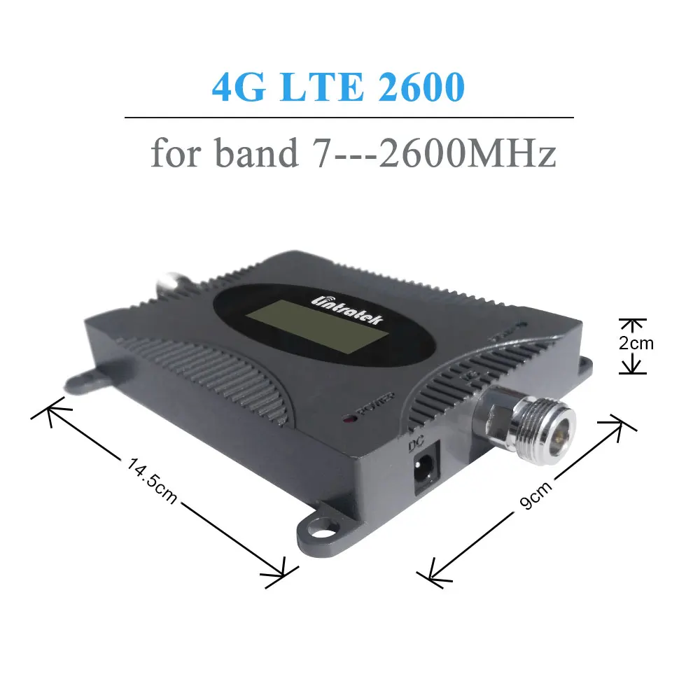 Усилитель сигнала мобильного телефона Lintratek мощный 4G репитер FDD LTE 2600 МГц с