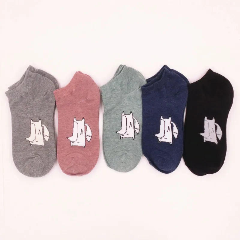 10 шт. = 5 пар/лот новые носки с животными забавные женские низкие милым рюкзаком