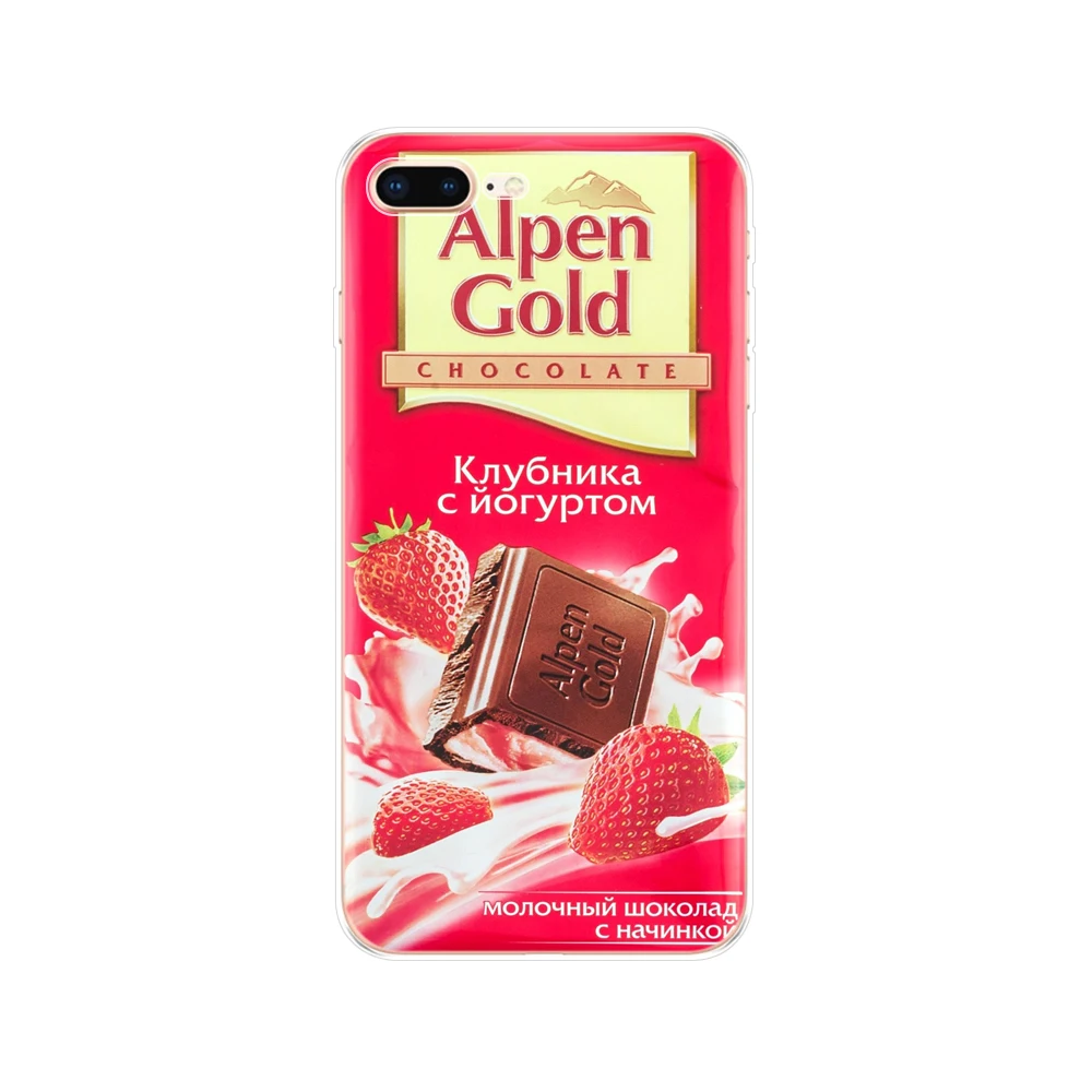 Чехол для iphone 4 4S 5 5S se 6 6s 7 8 plus x 10 чехол capa XR XS MAX coque case alenka bar chocolate|Бамперы| |