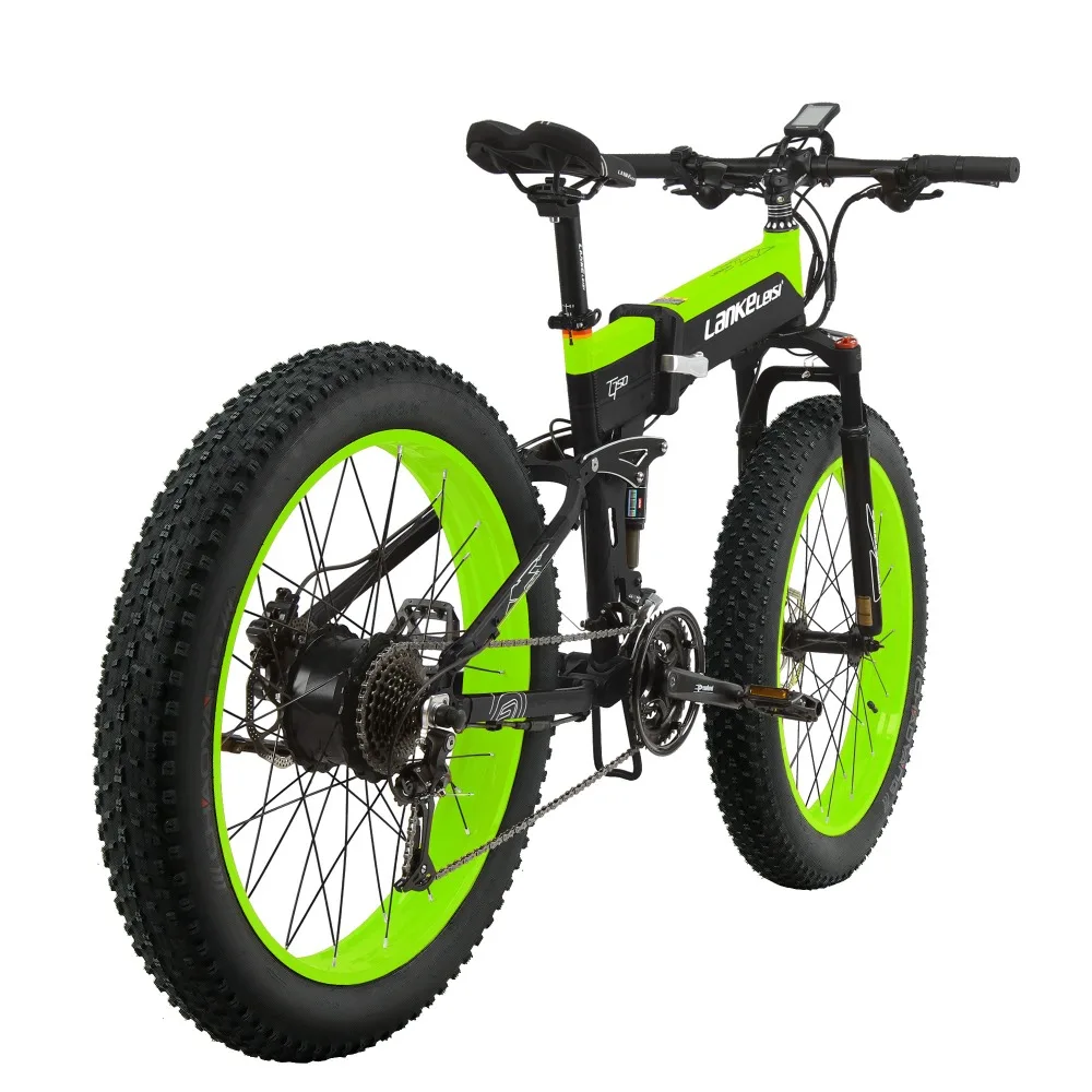 Lankeleisi Электрический велосипед XT750 PLUS 48V10a 12a литиевая батарея складной 26 дюймов
