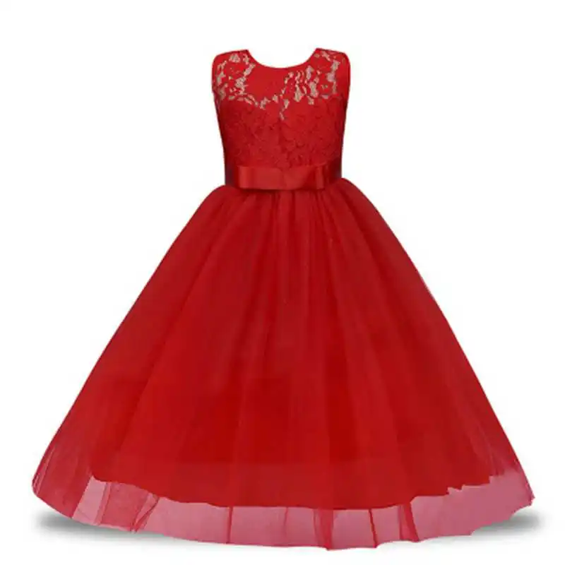 New Little Princess Lace Dress For Girl Clothes Children Party Dresses Teenager Evening Wear Prom Wedding 5-14Year | Детская одежда и