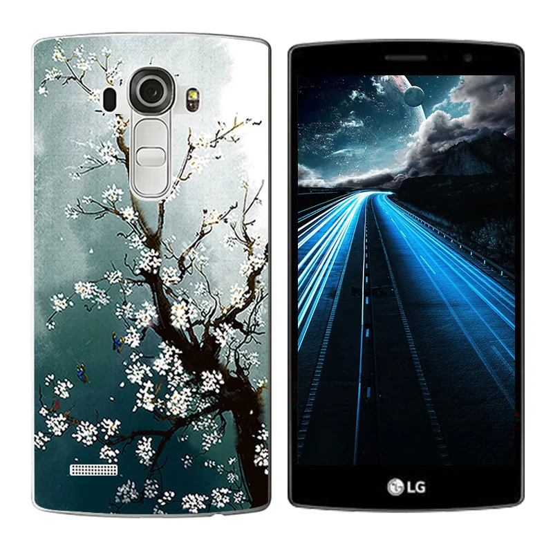 Чехол для LG G4 случае H810 H815 F500 F500K F500L выражение печать Мягкий Силиконовый ТПУ