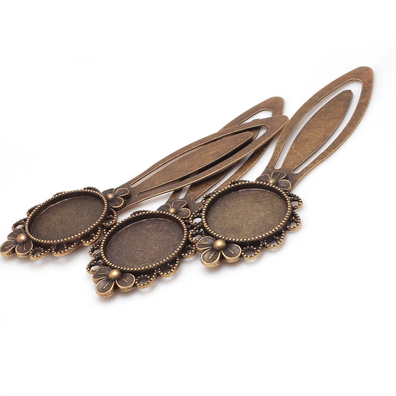 Старинные Бронзовые Трендовые Камео Цветочные Закладки Из Металлического