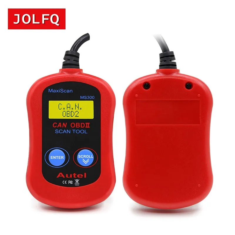 Новый автомобильный диагностический считыватель кодов Maxiscan MS300 OBDII OBD2 CAN MS 300