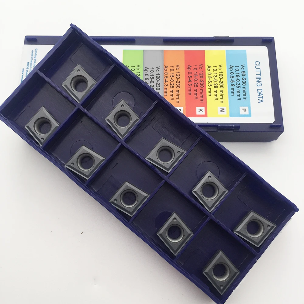 

10pcs CCMT 09T304 NN LT10 CNC blade carbide insert milling inserts