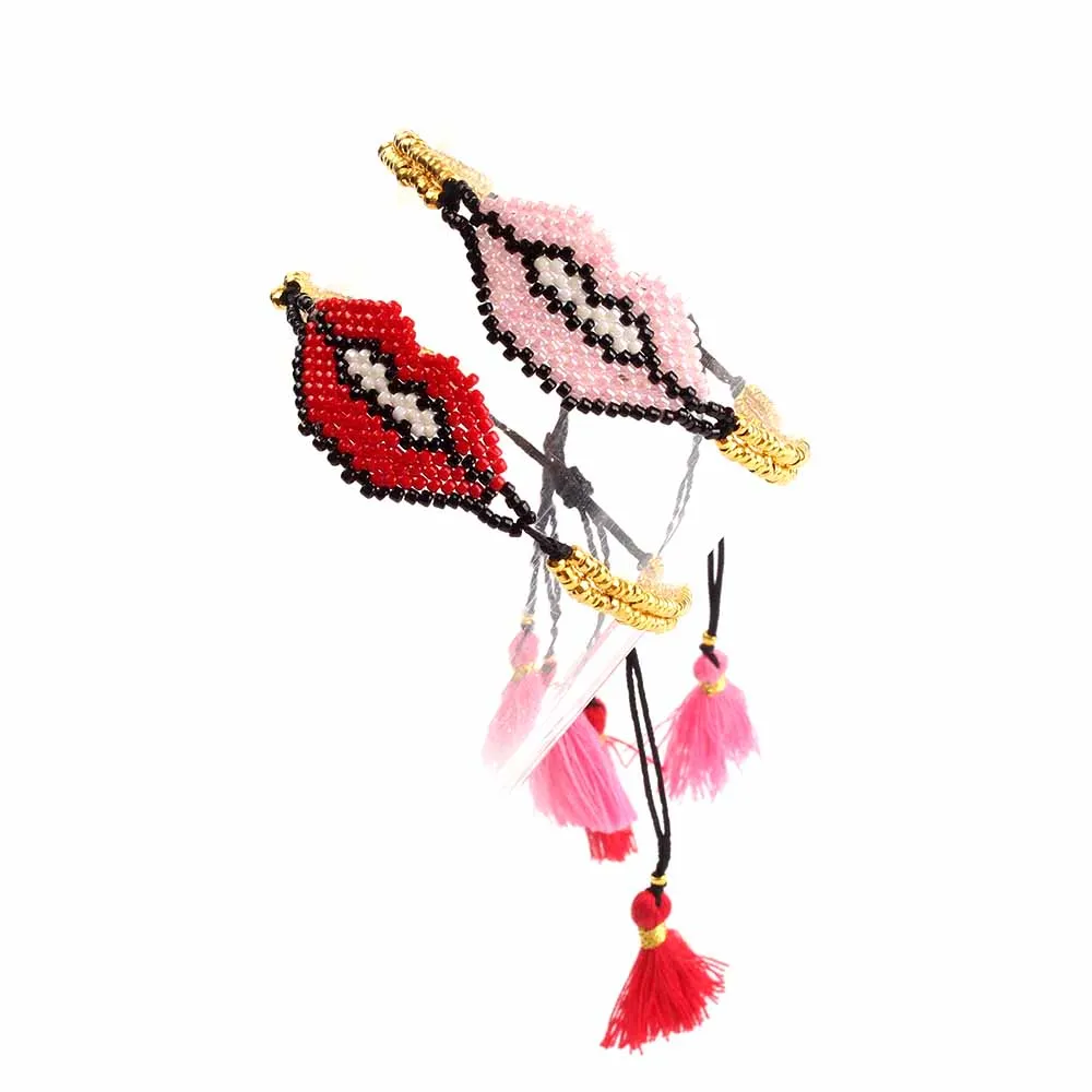 Распродажа браслетов Go2boho украшения в виде поцелуев регулируемые браслеты Миюки