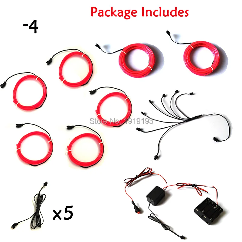 10 цветов на выбор сделай сам стиль розовой леди девочки LED одежда EL wire костюмы