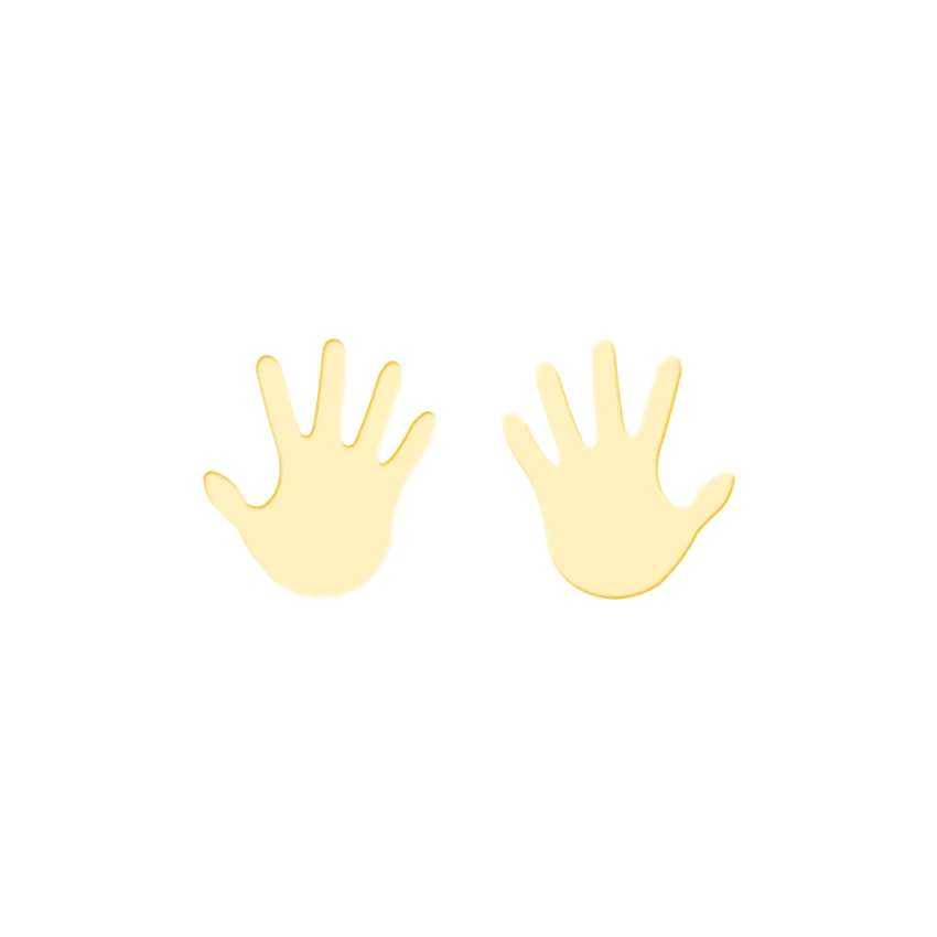 Vintage Trend Style Gold Colour Hand Stud Earrings For Women Men Chic Palm Earring Boho Jewelry Hamsa Fatima Statement Bijoux | Украшения и