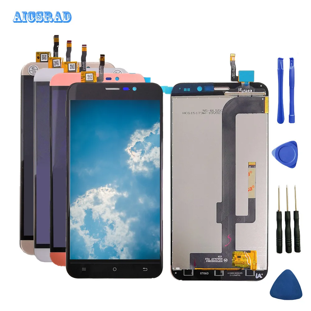 Черный/золотой/белый есть в наличии для Cubot Note S ЖК дисплей + кодирующий