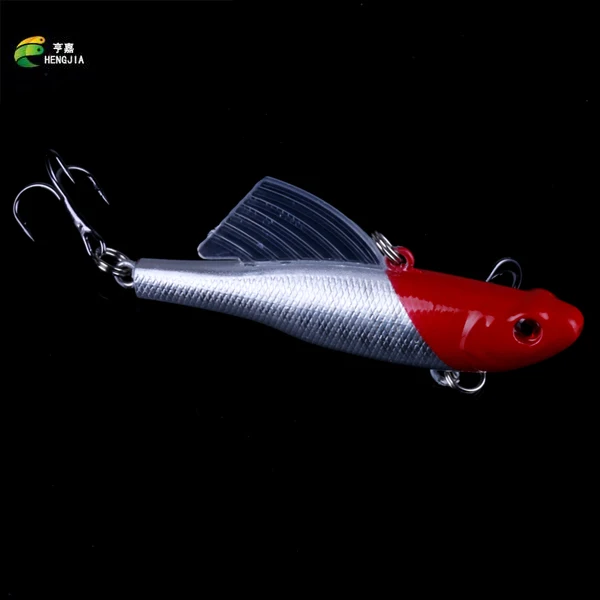 

HENGJIA 1Pcs Fishing Lure 65mm/17.2g 0.5-2.0m Sinking Super VIB Lures Isca Fins Hard Baits Treble Hooks Crankbait Leurre Wobbler