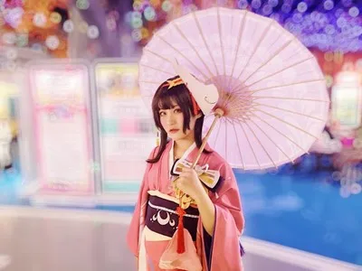 Игра Onmyoji Kagura японский летний фестиваль новая кожа вишня цвет золотой рыбки