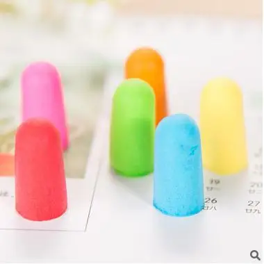 10pcs/lot Noise earplugs sleep noise mute anti - snoring ear plugs learning to use reduction | Красота и здоровье