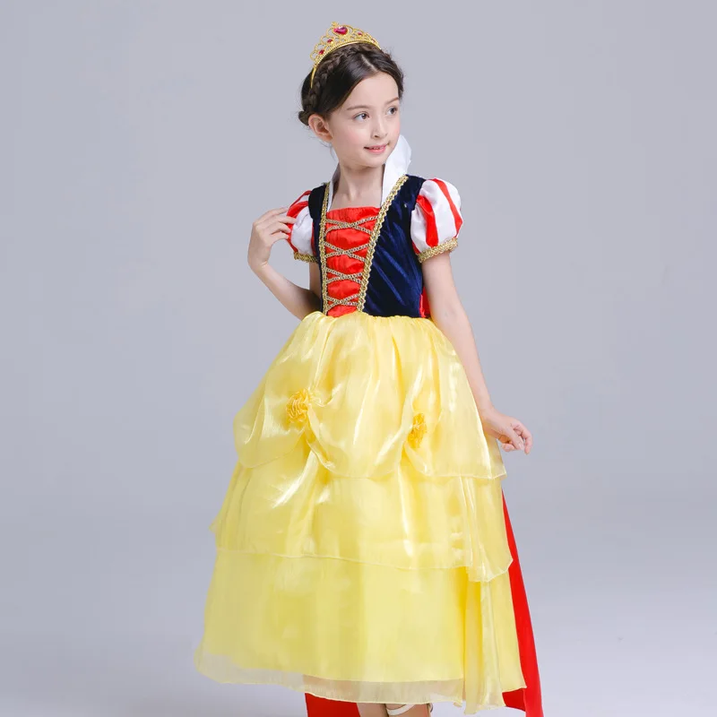S1699 New Fashion Clothing Children Halloween Snow White Costume Princess Dress | Детская одежда и обувь