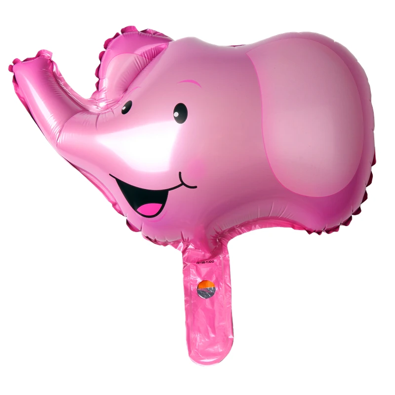 Мини лошадь и слон свинья голова животных гелиевая фольга Воздушные шары Детские