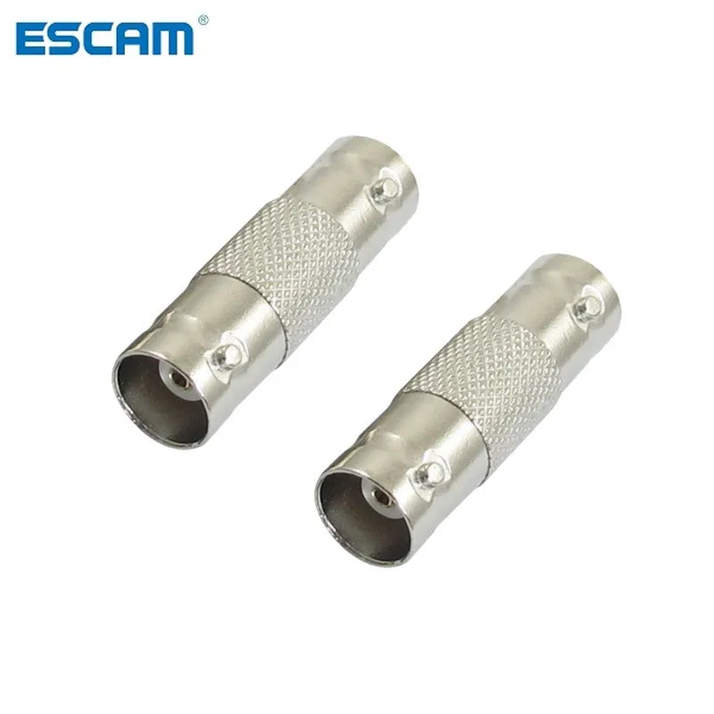 ESCAM 2 шт./лот BNC встроенный соединитель коаксиальный разъем удлинитель для камеры