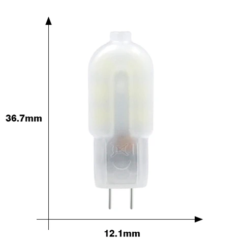 Milky White 5 шт. YNL AC220V/DC12V Mini G4 Светодиодный светильник 2 Вт лампада светодиодный G4 лампа SMD2835 молочно-прозрачная крышка Замена галогенного G4 прожектора - Испускаемый цвет: Milky White