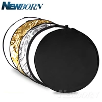 6080110cm 5 in 1 collapsible multi disc light reflector with cariing baground photographyphoto reflector for studio
