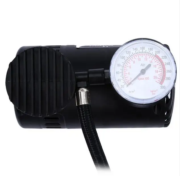 Новый насос для накачивания шин автомобиля и велосипеда New12V 300PSI Car Bike Tire Tyre Inflator Pump Toys Sports Electric Portable Mini Compact Compressor Air.