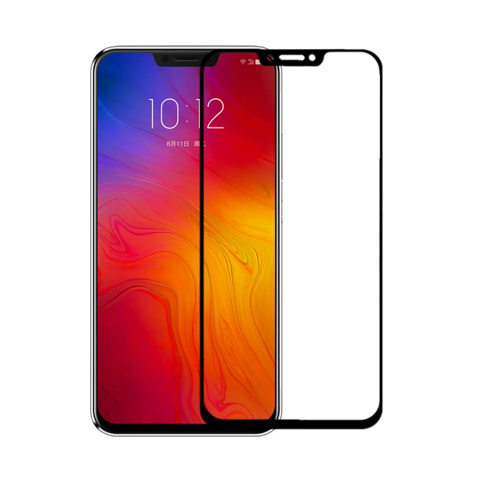 Закаленное 3d стекло с полным покрытием для Lenovo Z5 защитная пленка 9H L78011|Защитные