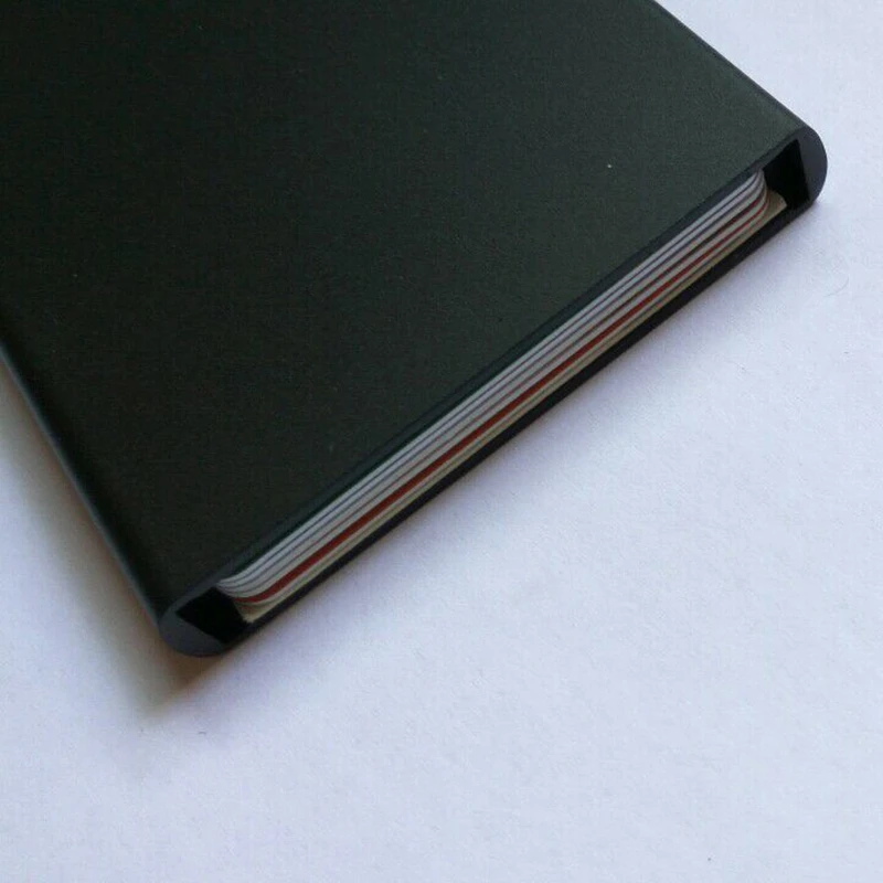 Лидер продаж 2020 алюминиевый держатель для Карт RFID с блокировкой тонкий
