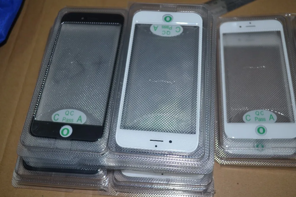 AAAA 3 в 1 внешнее стекло холодного Пресса со средней рамкой + OCA для iPhone 5/5S/5C/6/6 P/6