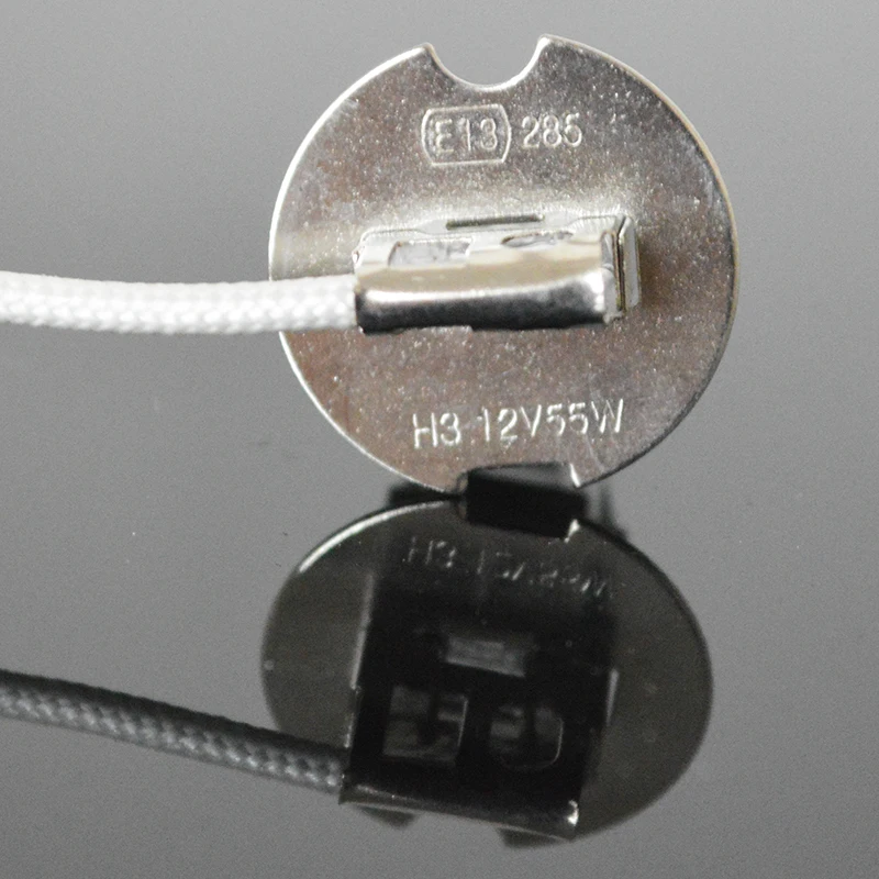 Галогенные лампы Hippcron 2 X H3 прозрачные 12V55W 3800K кварцевые стеклянные Автомобильные