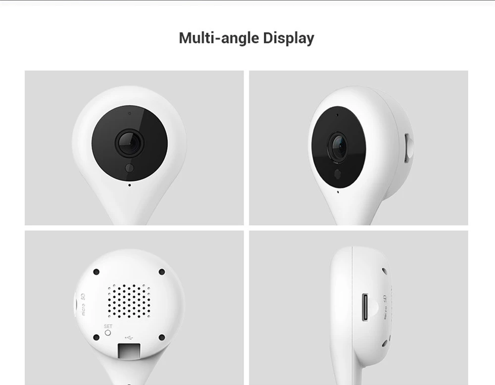 360 домашний мини-Камера 720 P Full HD IP Камера 32G Wi-Fi капли воды Беспроводной безопасности Камера инфракрасное Обнаружение движения 2-способ аудио
