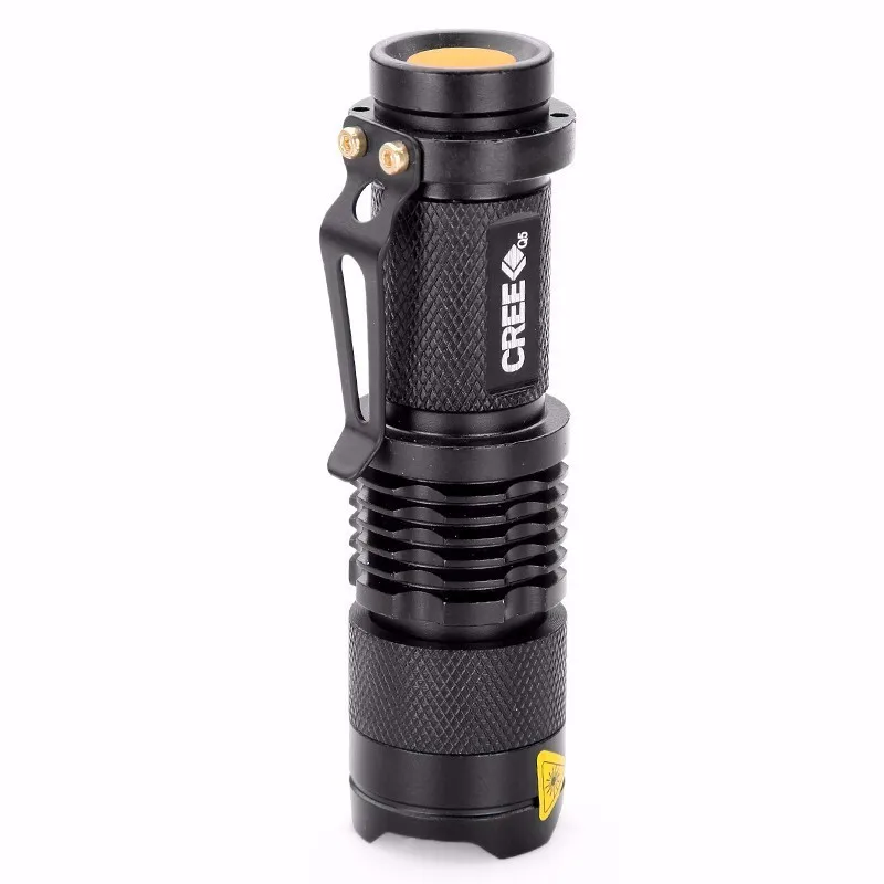 U F SK68 CREE Q5 800 люмен 1 Режим Масштабирование Регулируемый мини карманный