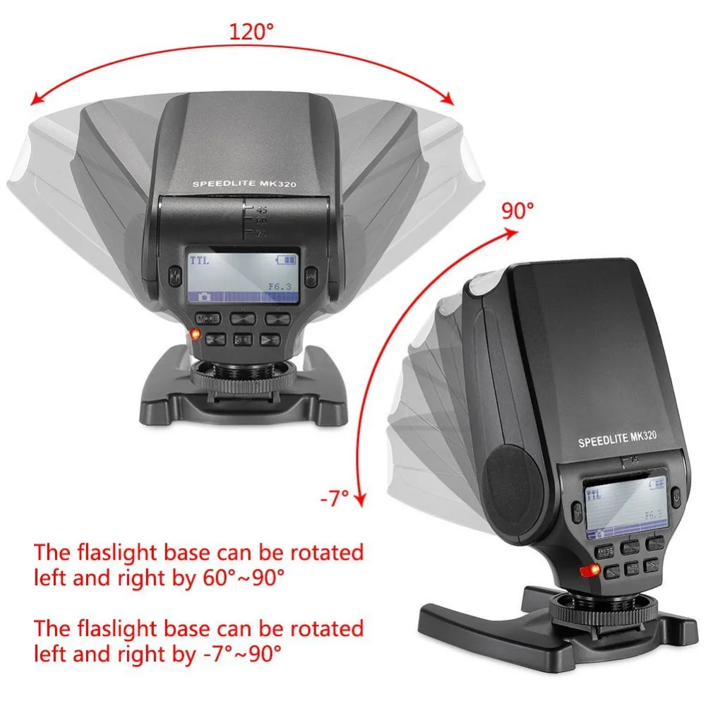 Neewer NW320 ttl ЖК-дисплей Дисплей Вспышка Speedlite для цифрового фотоаппарата Panasonic Lumix DMC GF7 GM5 GH4 GM1 GX7 G6 GF6 GH3 Olympus OM-D E-M5 II E-M10