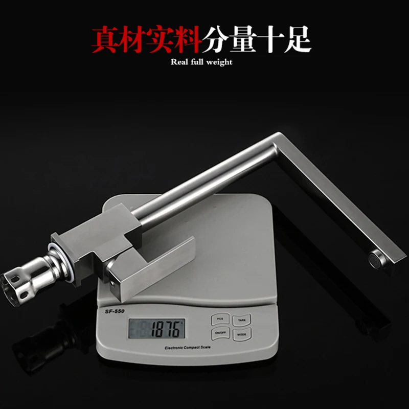 Высококачественный кухонный смеситель MTTUZK из нержавеющей стали 304 с проволочным