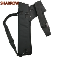 1pc arrow quiver holder 3 tubes back waist strap shoulder bag pouch arrow bag target outdoor shooting archery accessories