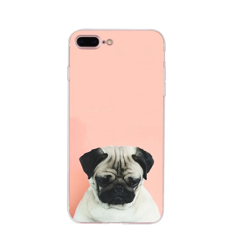 Роскошный модный чехол для телефона MaiYaCa с милым животным Мопсом для Apple iphone 11 pro 8 7 66S Plus X 5S SE XR XS MAX