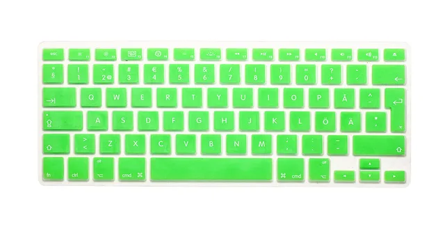 Для Apple MacBook air Pro 13 15 17 шведская буква силиконовая EU/UK Крышка для клавиатуры