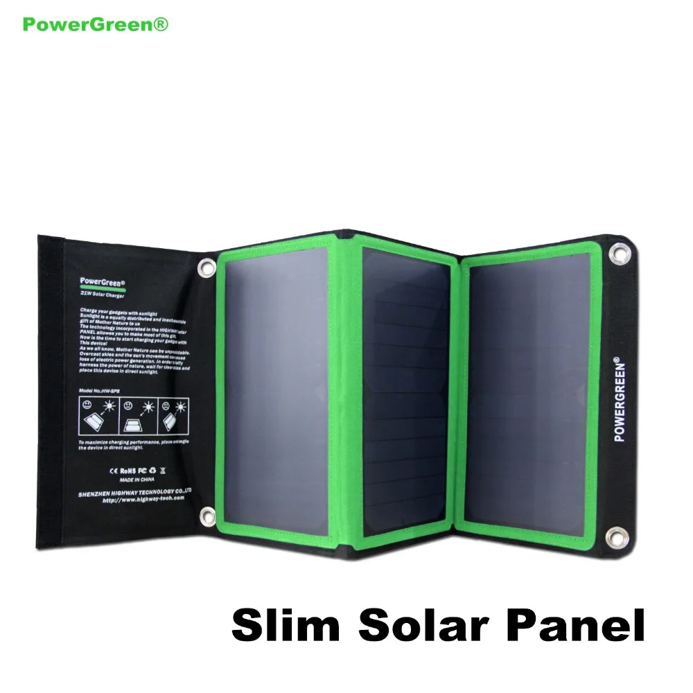 Power Green Solar Bag 21 Вт складная солнечная панель зарядное устройство солнечный банк