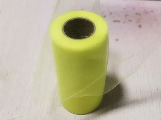 15 см 25 ярдов рулон из органзы DIY Искусственные Свадебные цветы украшение автомобиля на день рождения Тюль рулоны Pom Poms вечерние подарки - Цвет: 5