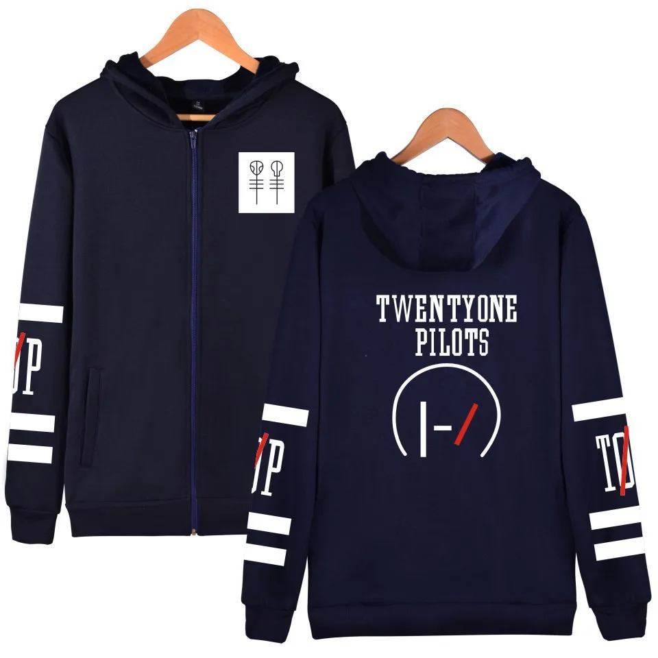 Twenty One Pilots толстовка с капюшоном в стиле хип-хоп мир Тур Толстовка Рок логотипом
