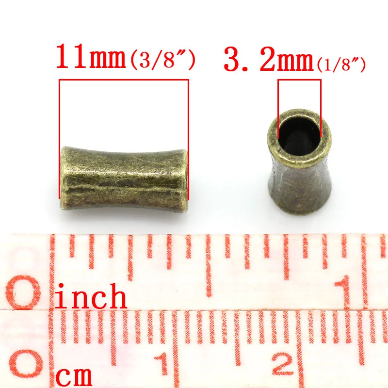DoreenBeads разделительные бусины античная бронза 11 мм x 5 (3/8 "x 2/8") отверстие: около