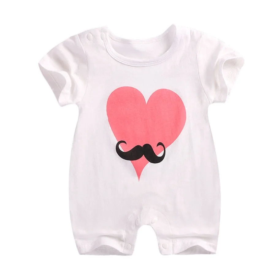 Летняя одежда для новорожденных Комбинезон маленьких мальчиков Одежда девочек