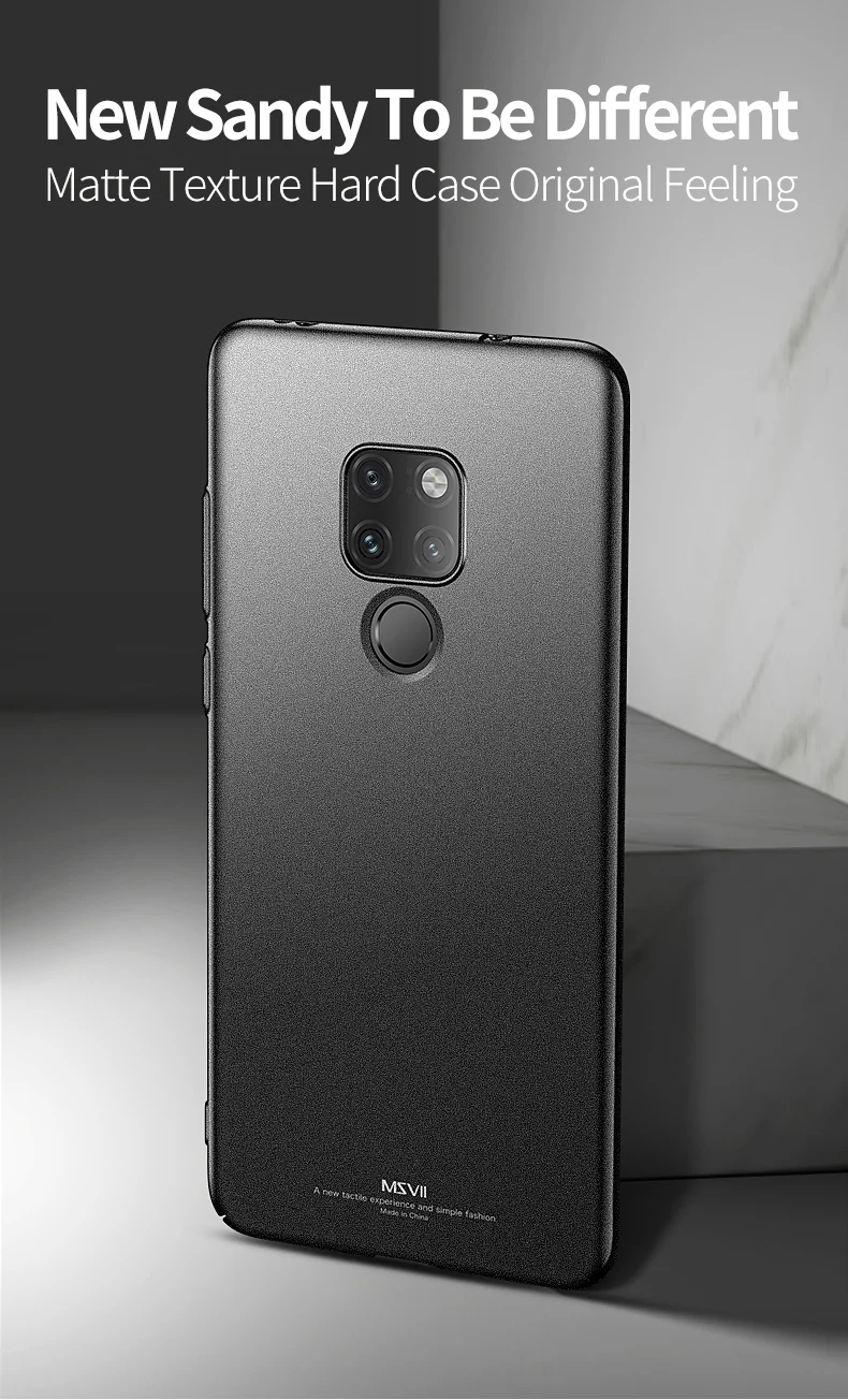 Honor View 20 10 8X Max 7X чехол MSVII PC матовый чехол для телефона для huawei P20 lite P30 pro чехол mate 20 lite pro 20X чехол s