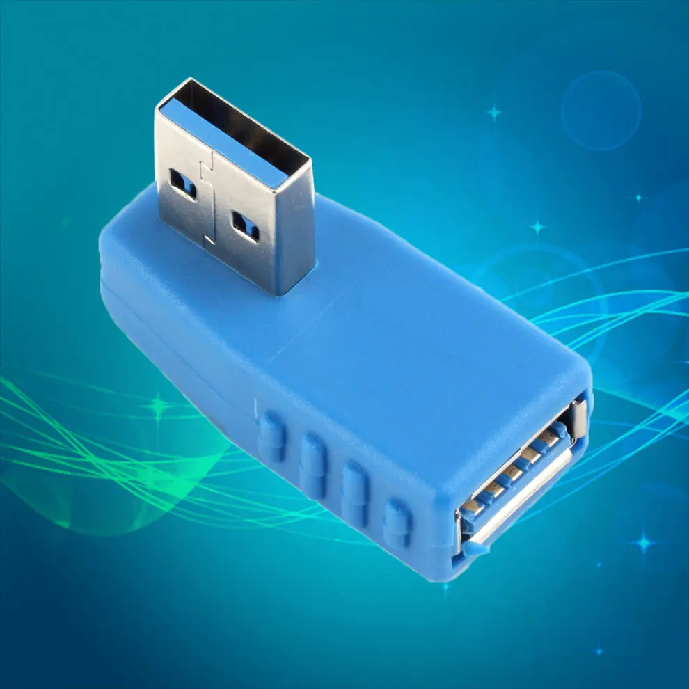 5 шт. Высокое качество 1 90 градусов вертикальный левый Угловой USB 3 0 мужчин и женщин