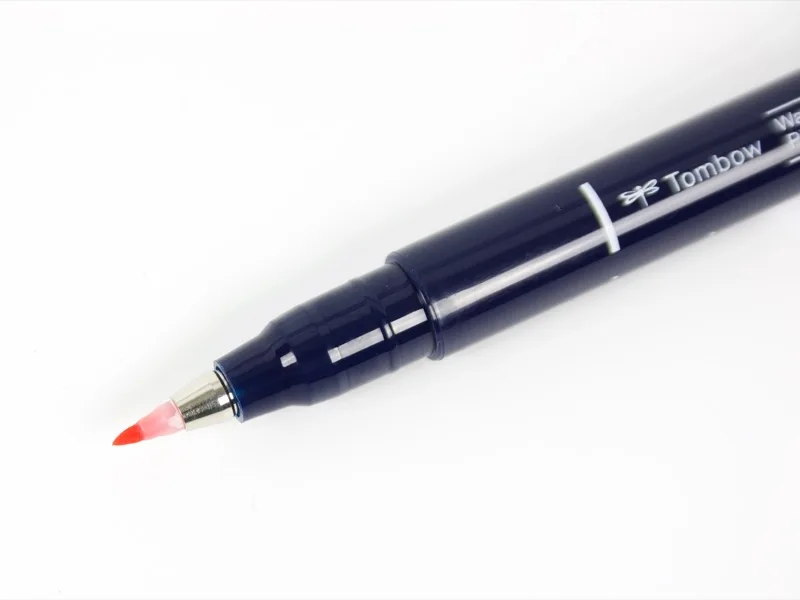 Японский маркер TOMBOW Fudenosuke 10 шт./компл. ручка цветов яркие маркеры для искусства