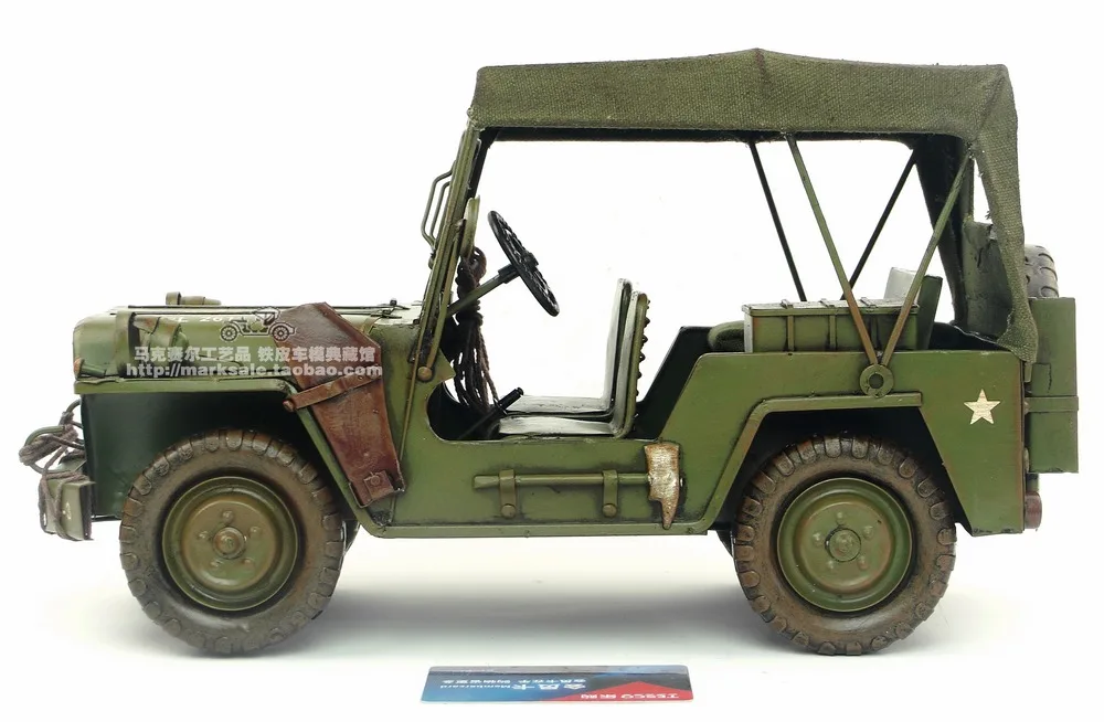 Hot Classic World War II Willis Military Jeep Off-road Vehicle Model Creative Gift Home Bar Decoration | Дом и сад