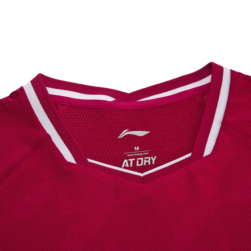 Li Ning женские футболки для соревнований по бадминтону 75.1% полиэстер 24.9% нейлон на